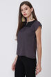 Black Poly Cotton Top image number 3