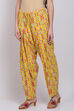 Yellow Cotton Printed Salwar image number 0