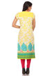 Yellow Cotton Straight Kurta image number 1