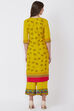 Yellow Viscose Rayon Straight Kurta image number 5