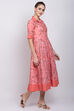 Peach Cotton Kalidar Dress image number 0