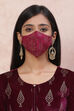 Phalsa Art Silk Face Mask image number 0