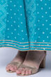 Turquoise Cotton Skirt image number 1