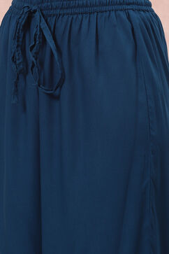 Blue LIVA Bandhani Suit Set image number 2