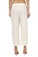 Off White Viscose Rayon Culottes image number 4