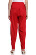 Off White Cotton Fusion Pants image number 4
