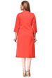 Coral Straight Cotton Kurta image number 3