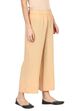 Beige Viscose Rayon Culottes image number 2