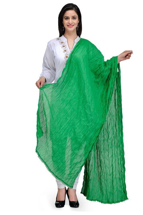 Green Cotton Stole image number 0