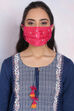 Fuschia Polyester Mask image number 0