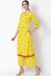 Yellow Viscose Kurta image number 3