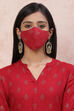 Black Viscose Face Mask image number 0