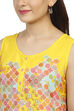 Yellow Short Top Viscose Rayon Indie Top image number 1