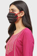 Multicolored Cotton Mask image number 4