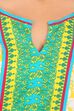 Yellow Cotton Straight Kurta image number 4