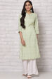 Pink LIVA Straight Kurta image number 0