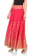 Pink Viscose Skirt image number 1