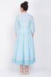 Blue Cotton Kalidar Dress image number 5