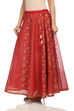 Red Poly Cotton Skirt image number 2