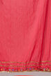 Pink Polyester Chiffon Dupatta image number 1