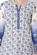 Ecru Cotton Kurti image number 1