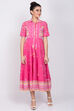Pink Cotton Kalidar Dress image number 2