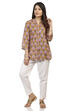Mustard A Line Cotton Indie Top image number 4