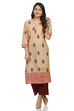 Rust Straight Cambric Cotton Kurta image number 0