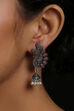Light Pink Metal Brass Earring image number 0