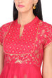 Pink Kalidar Viscose Kurta image number 1