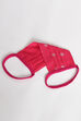 Fuschia Polyester Mask image number 1