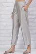 Gold Art Silk Palazzo Pants image number 2