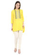 Yellow Straight Cotton Indie Top image number 0