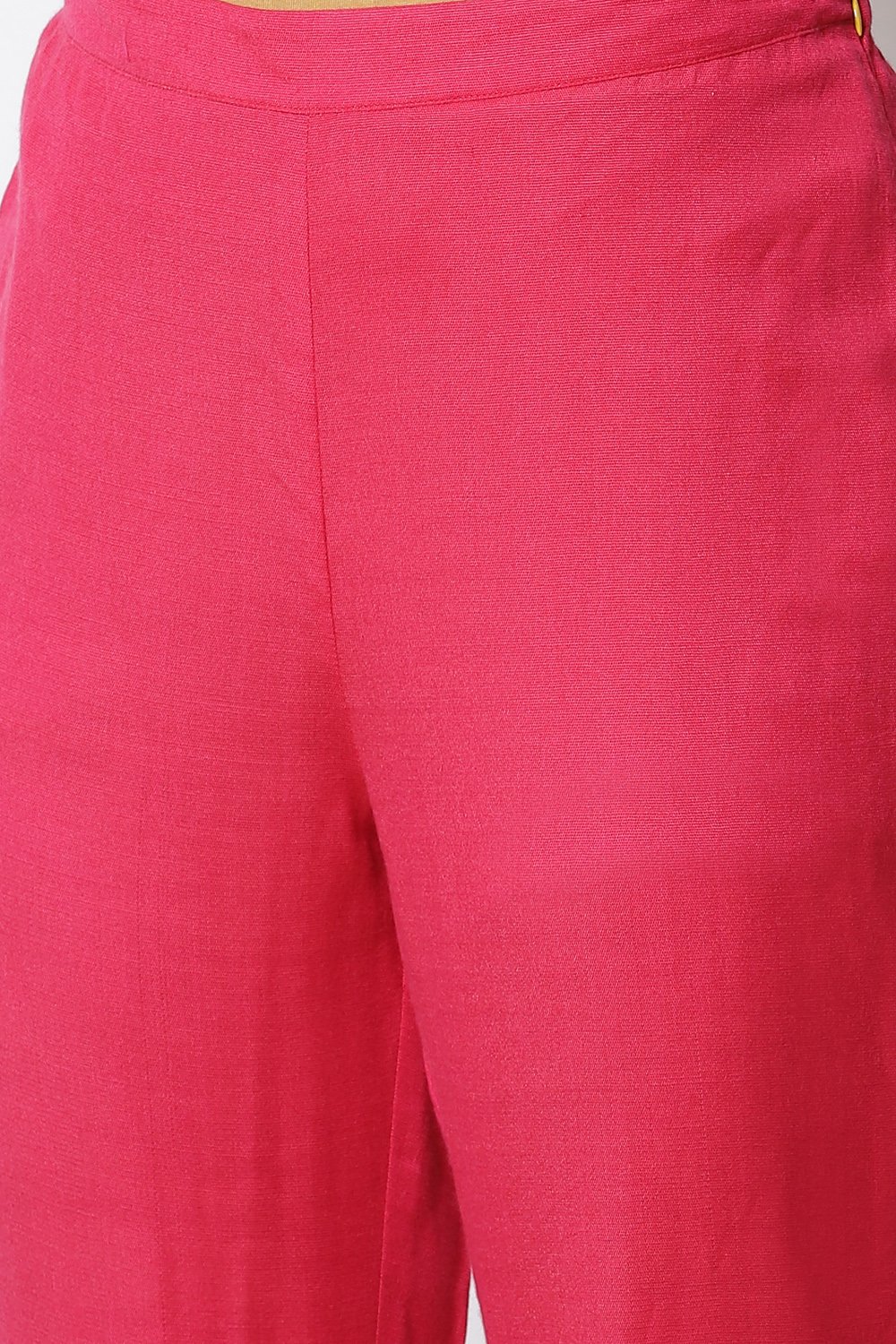 Coral Acrylic Straight Suit Set image number 2