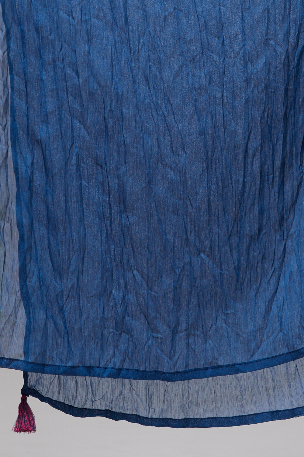 Blue And Teal Polyester Chiffon Dupatta image number 1