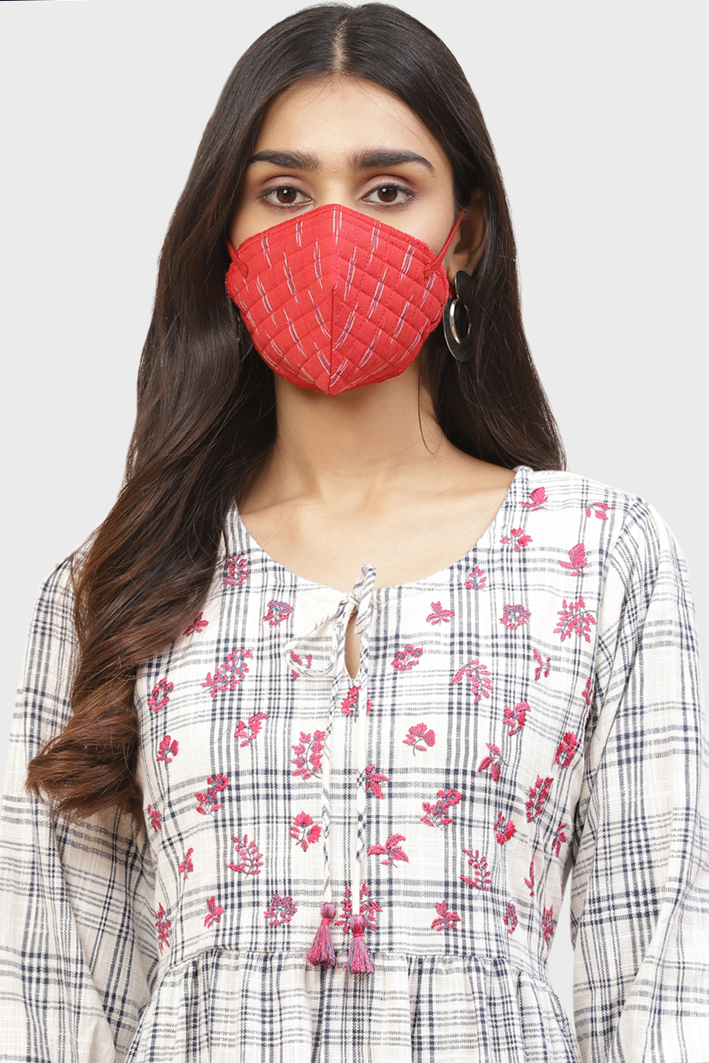 Multicolored Cotton Mask image number 1
