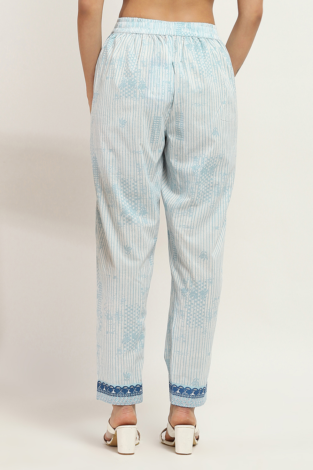 Indigo Cotton Pants image number 5