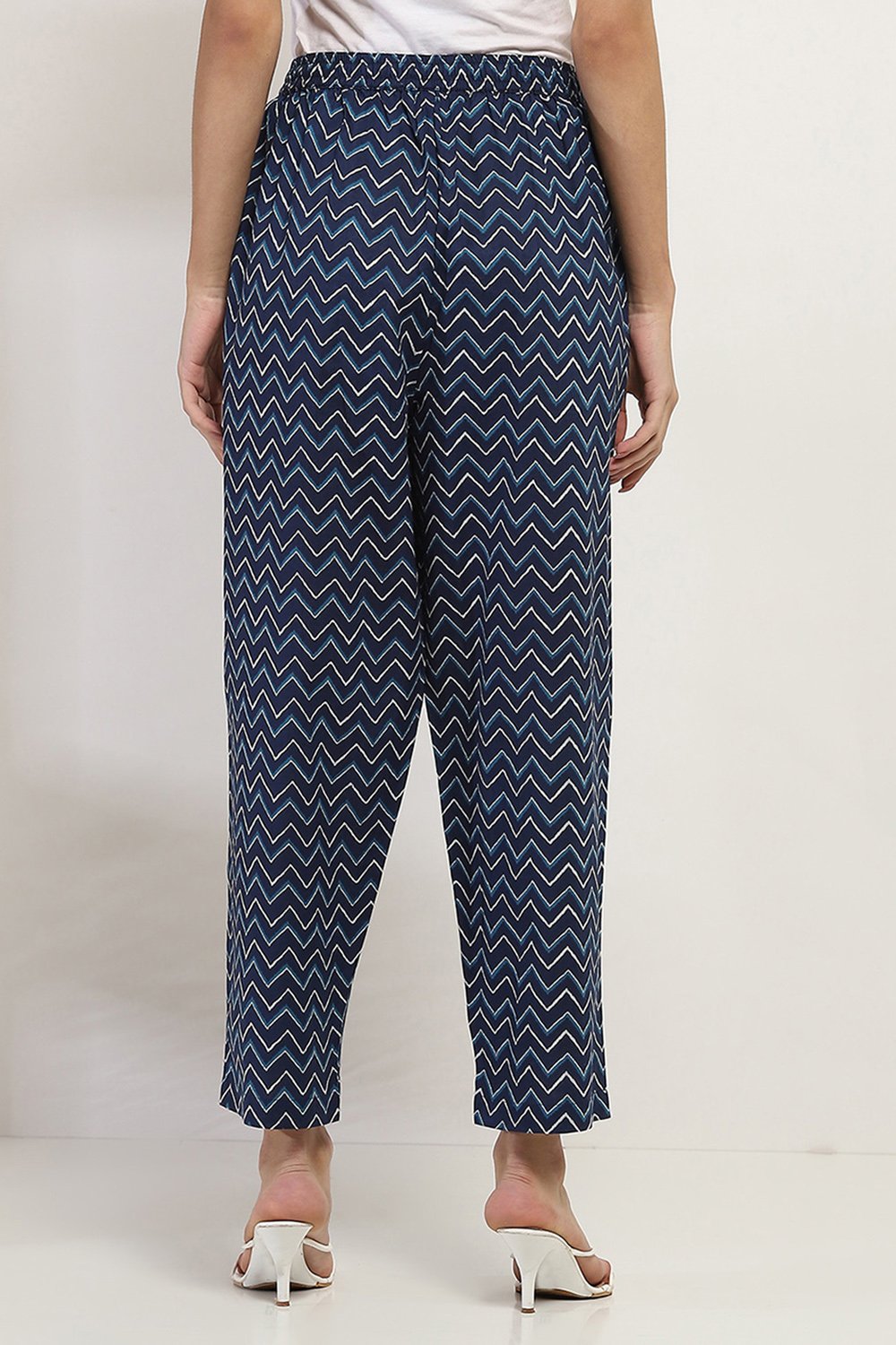 Indigo Cotton Pants image number 5