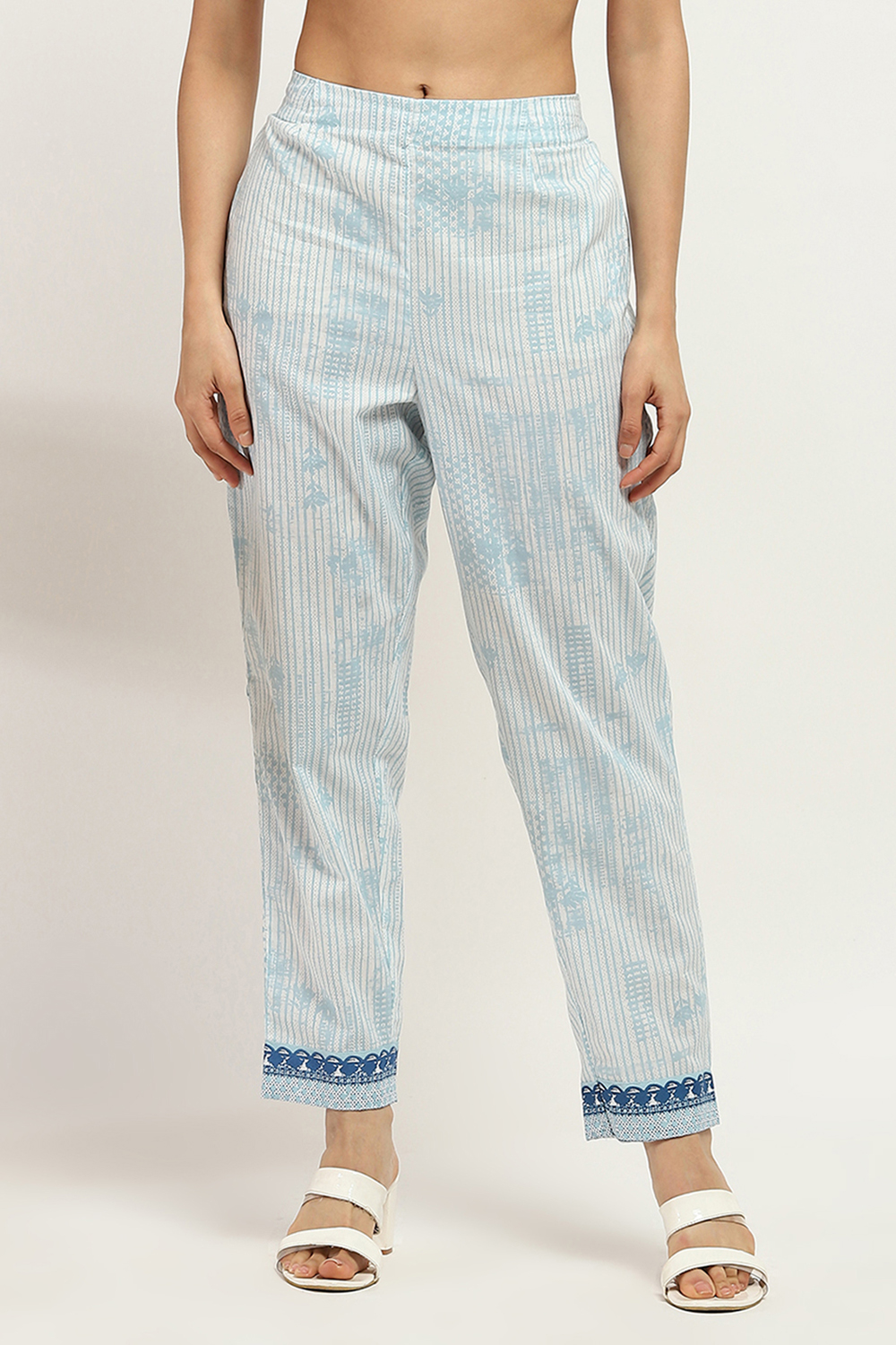 Indigo Cotton Pants image number 4