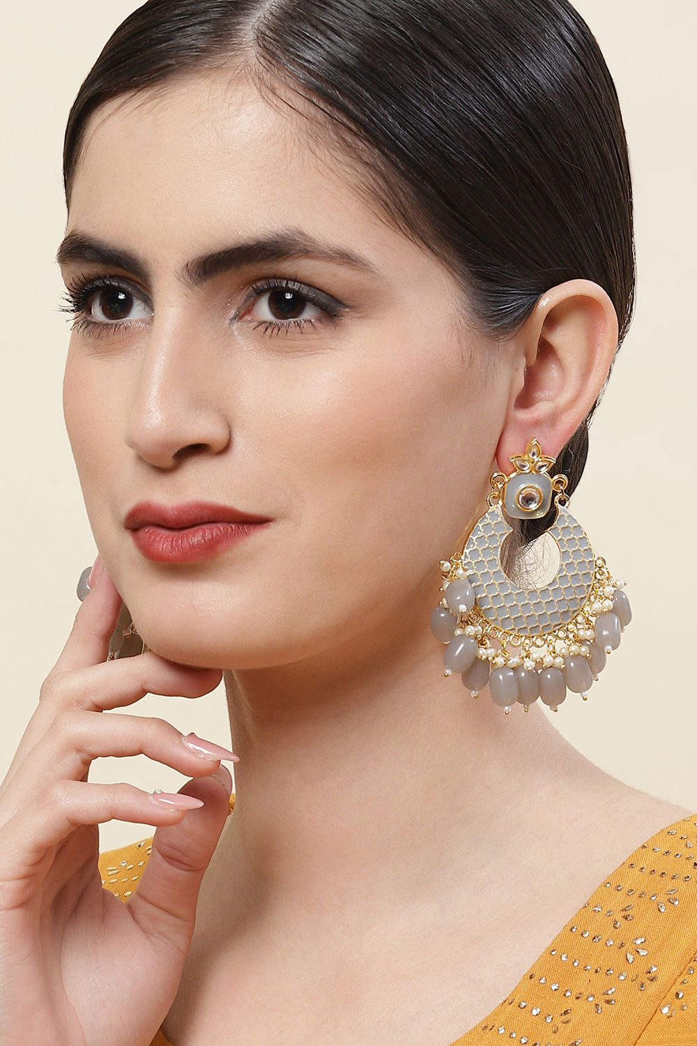 Round Hanging 29gm Oxidized Brass Fashion Earrings at Rs 39/pair in Rajkot