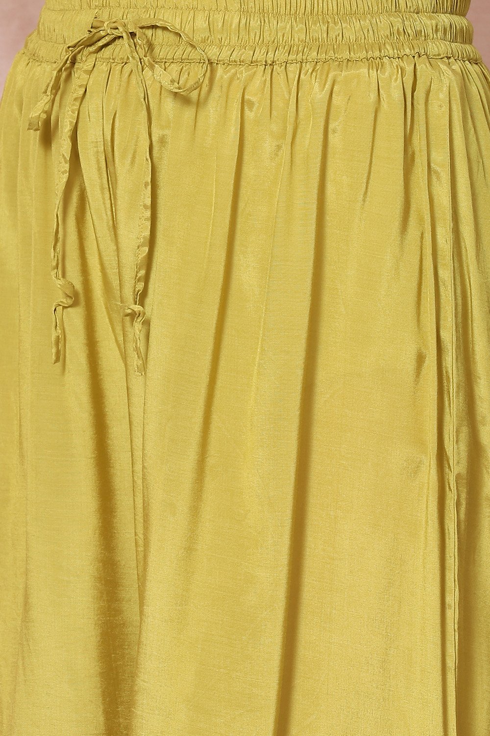 Lime Green Viscose Palazzo image number 1