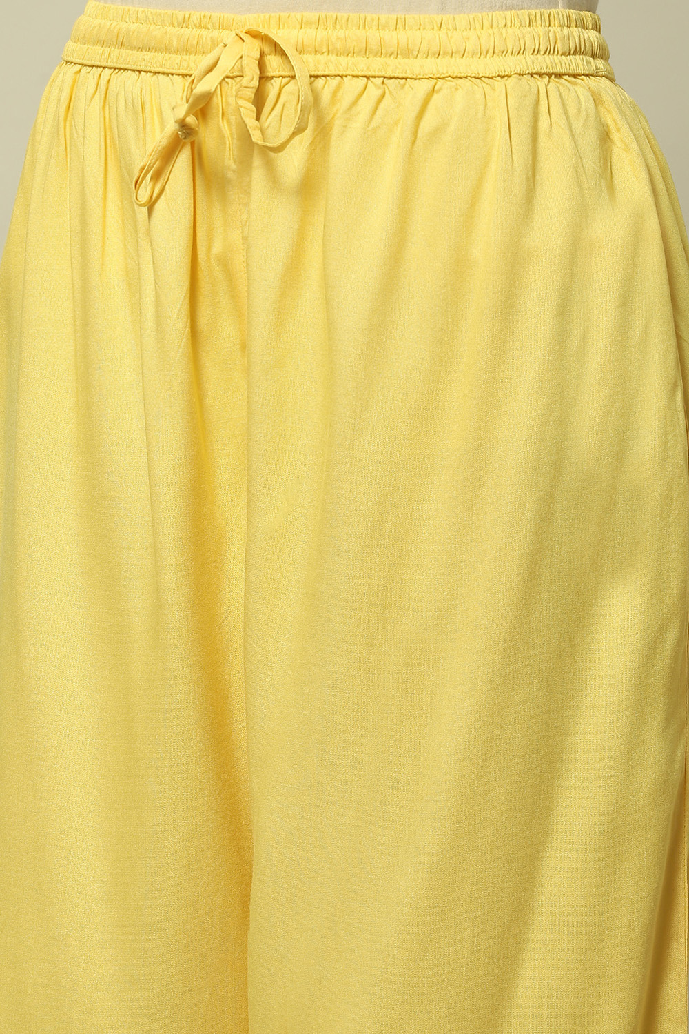 Yellow Embroidered Straight Kurta Set image number 2